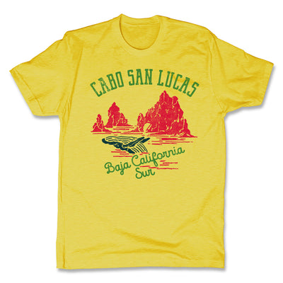 Akonkawa-Cabo-San-Lucas-Mexico-Yellow-T-Shirt