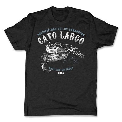 Akonkawa-Cayo-Largo-Cuba-Black-Mens-T-Shirt