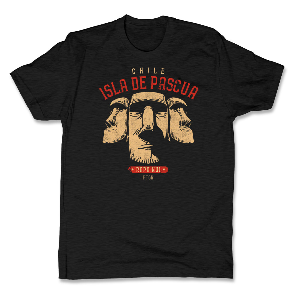 Akonkawa-Easter-Island-Chile-Black-Mens-T-Shirt