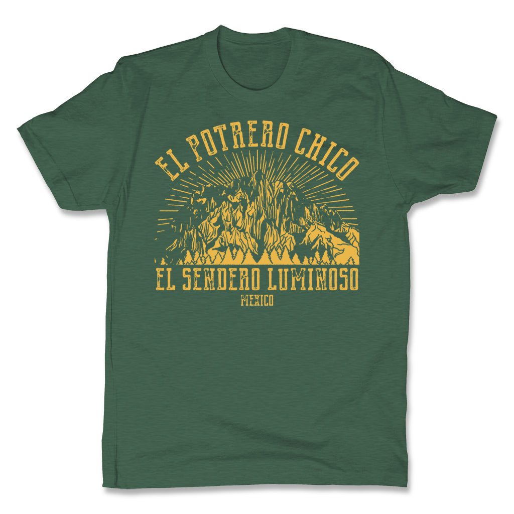 Akonkawa-El-Potrero-Chico-Mexico-Green-Mens-T-Shirt
