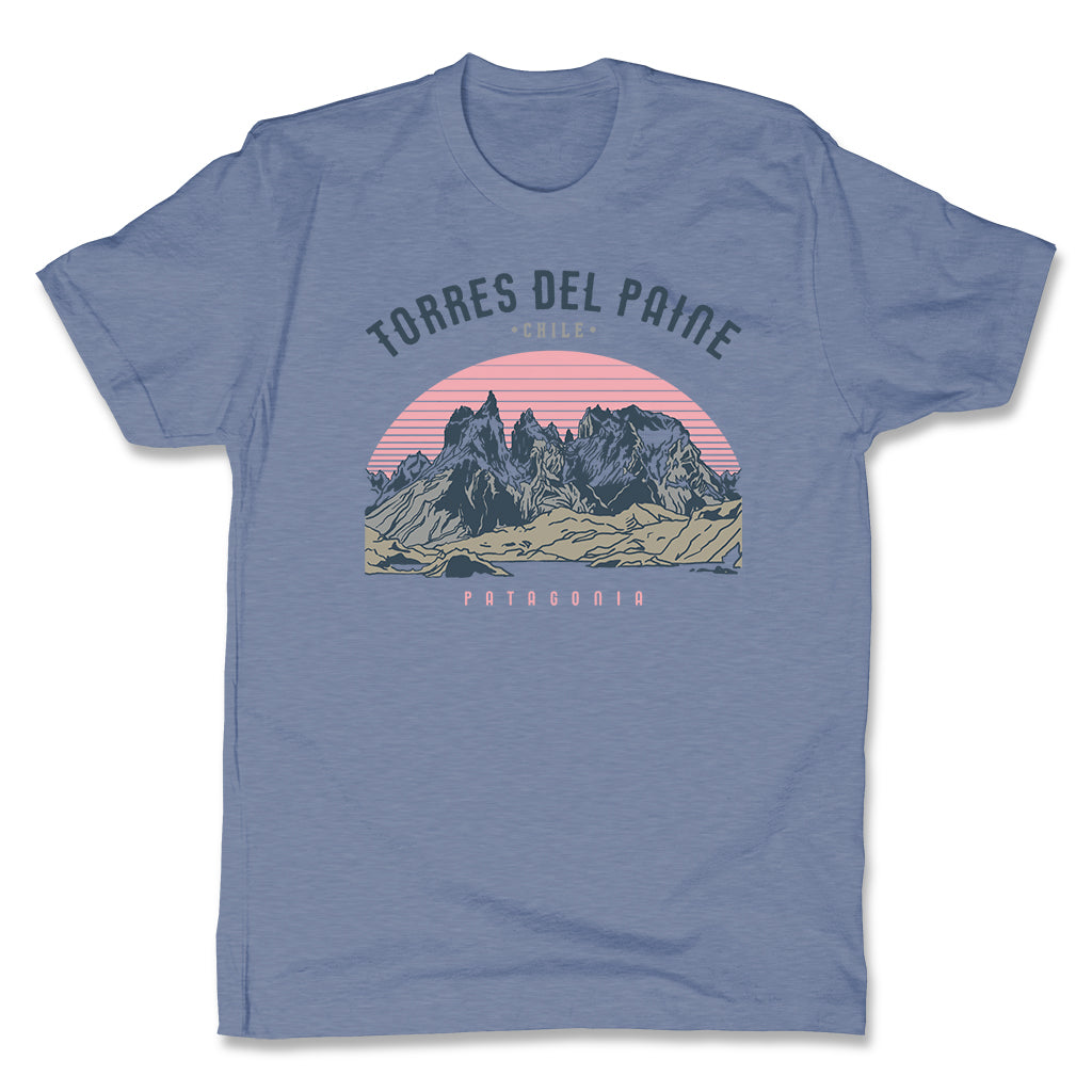 Akonkawa-Torres-Del-Paine-Chile-Blue-Mens-T-Shirt