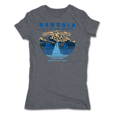 Akonkawa-Ushuaia-Argentina-Grey-T-Shirt