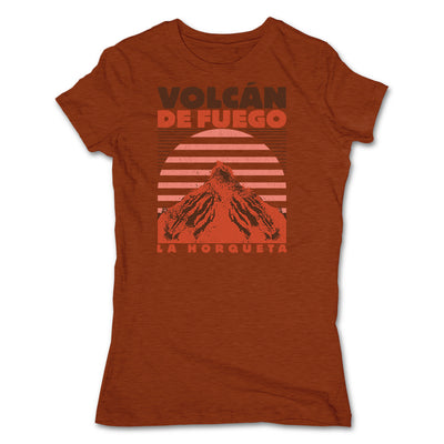 Akonkawa-Volcan-De-Fuego-Guatemala-Clay-T-Shirt